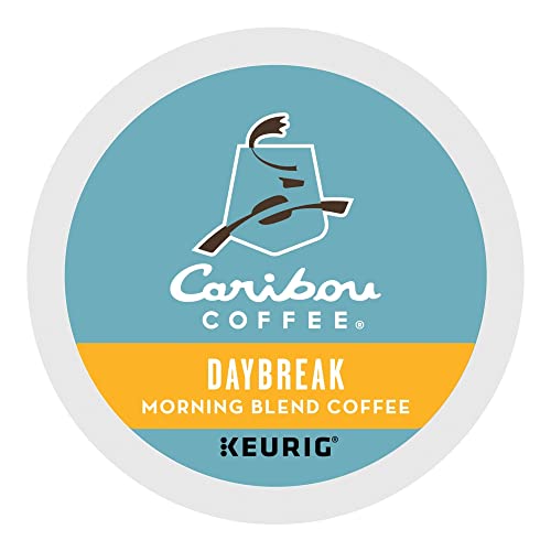 Caribou Coffee Daybreak Light Roast Single-Serve K-Cup, 24 Count