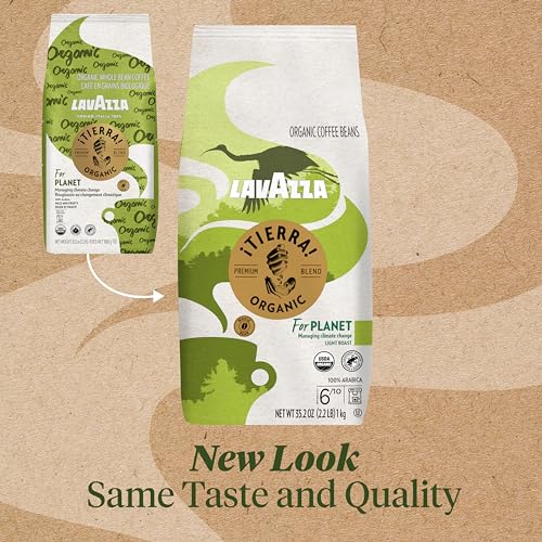 Lavazza Organic Light Roast Arabica Coffee, 2.2 Lb, USDA/Canada Certified